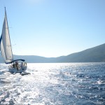 Beneteau 40 Sailing into the sun