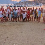 Flotilla Beach Party in the Saronic Islands by Patrick Bellew