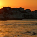 Sunset in the Saronic Islands by Patrick Bellew 