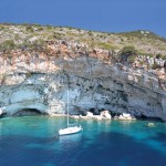 Swim stop at Atoko Island, South, Ionian