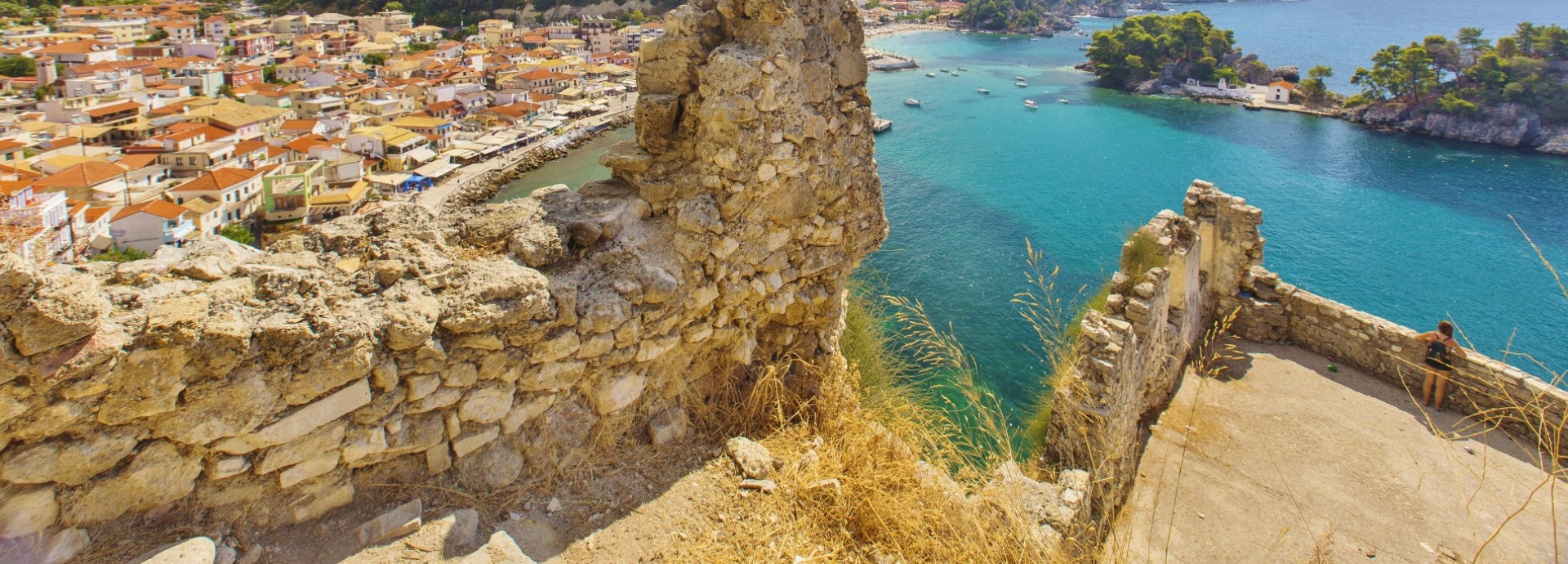 Parga Town View from the Fort - taken by David Bentley