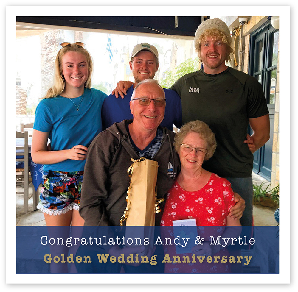 Golden Wedding Anniversary Andy and Myrtle