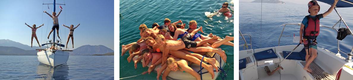 Kids Flotilla Fun Triple Pic