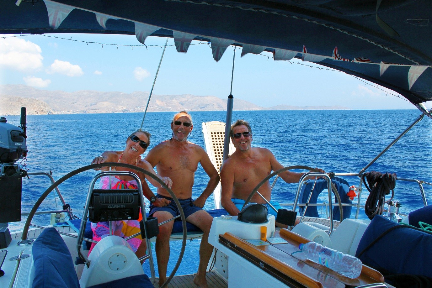 On the helm