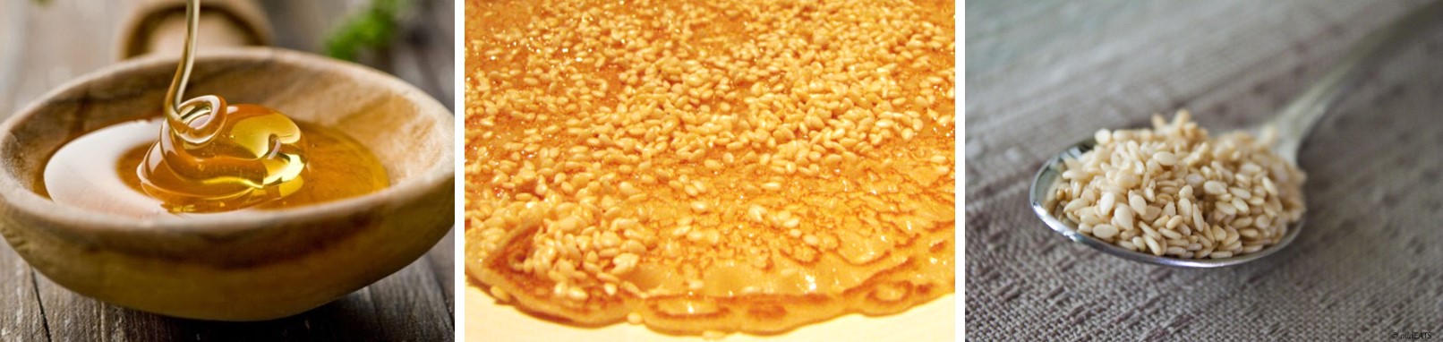 Sesame Seed Pancakes Triple PIc