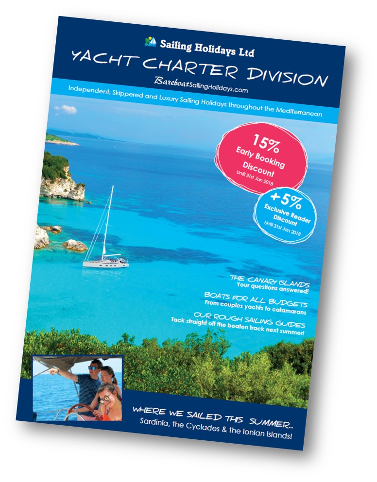 Yacht Charter Brochure front cover