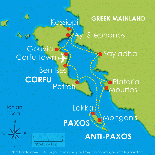 One Week North Ionian Placement