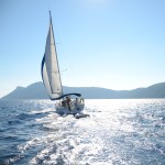 Beneteau 40 Sailing into the sun