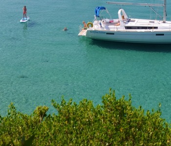 Beneteau 45 anchored on Skopelos Island