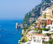 Positano coastal view