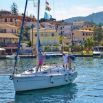 Couple on a Beneteau 323 in Kassiopi