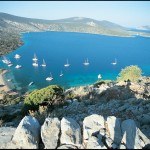 View of Bay on Dhokos Island, Saronic Islands
