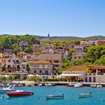 Jelsa Harbour view on Hvar Island