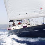 Beneteau 52.3 Kalokeri sailing past Kefalonia