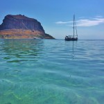 Anchored near Monemvasia