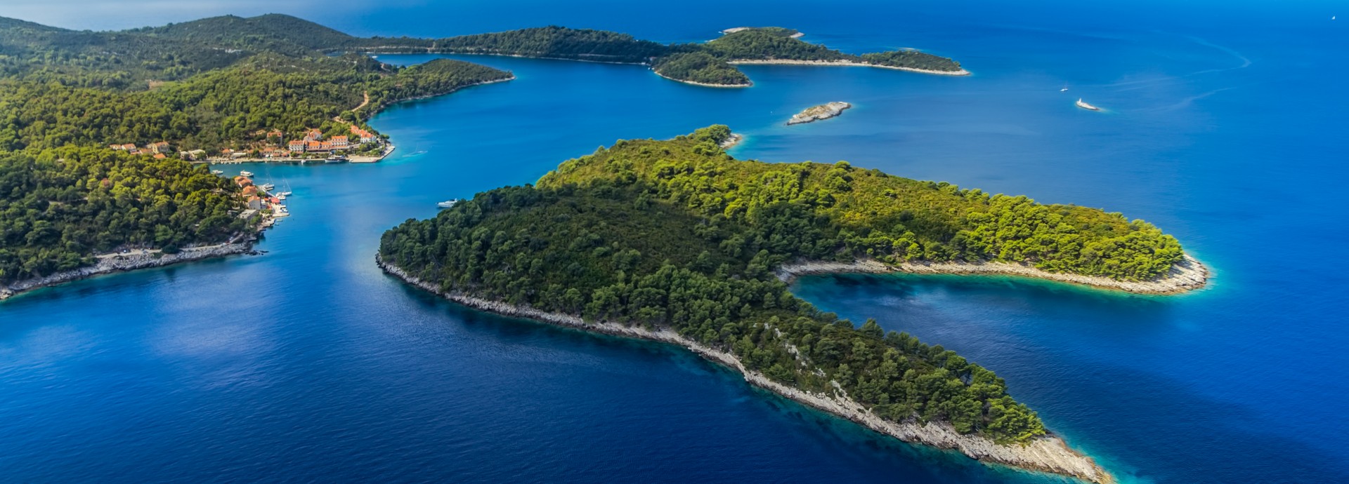 Mljet Aerial View