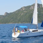 Beneteau 40 sailing 