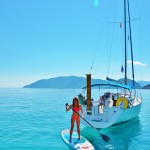 A swim stop in Maurita Bay on Alonissos Island