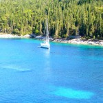 Boat in Bay on Kefalonia