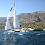 Beneteau 40 Sailing past Kalamos 2