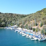 Moored up at George's Little Vathi 2