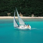 Sailing in Goat Bay