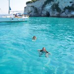 Swimming in Emerald Bay