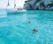 Swimming in Emerald Bay