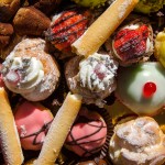 Tray of pastries in Palermo