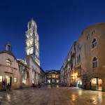 Split Old Town at Night