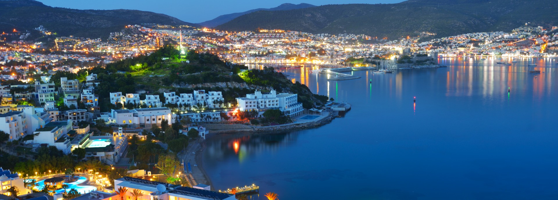 Nightview over Bodrum