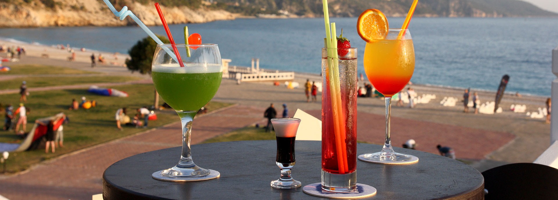 Cocktails at Harry's resturant and bar Oludeniz