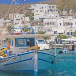 Milos Port Fishing Boat Picturesque