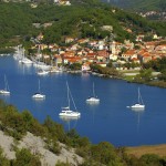 Skradin aerial