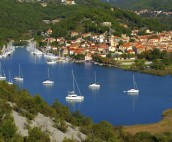 Skradin aerial