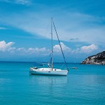 Anchored in Lakka Bay