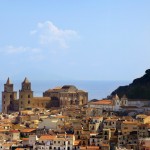 Cefalu town view