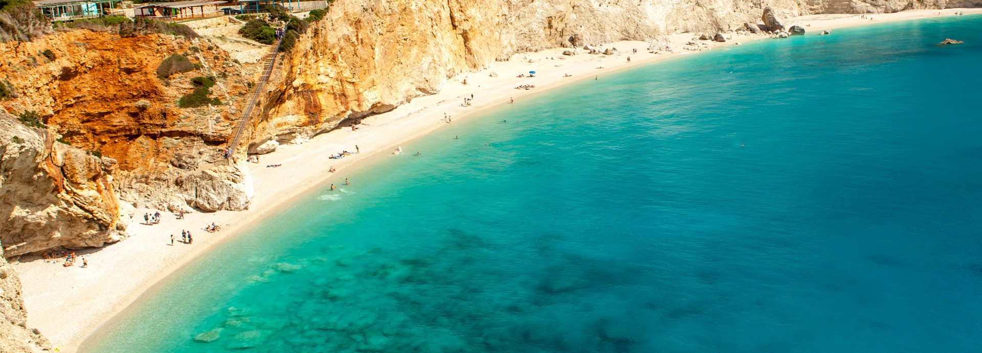 Porto Katsiki beach Lefkas Island