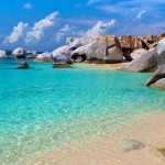 Crystal clear water in the Lavezzi Islands