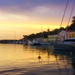 Sunrise on Ischia Island Harbour