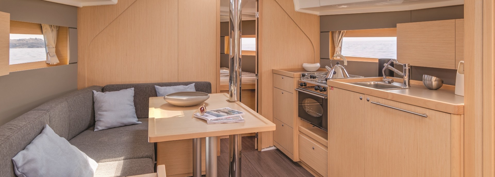 Inside the Beneteau 38