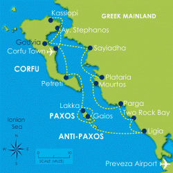Two Week North Ionian Map