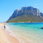 The beach at Tavolara Island