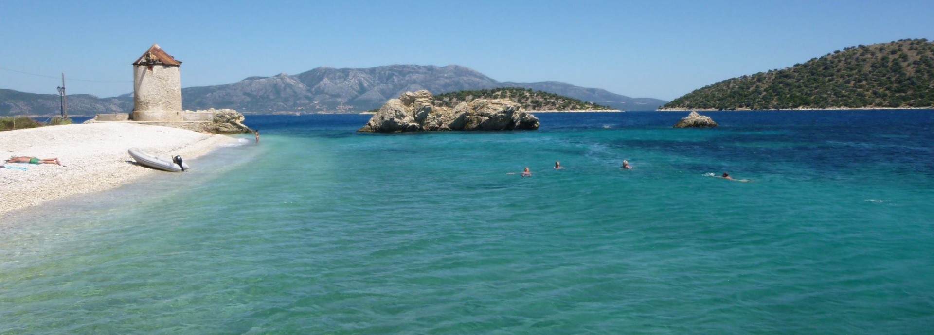 Kastus Beach with windmill