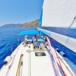 Beneteau 361 sailing - taken by David Bentley