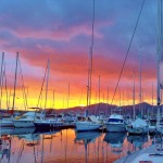 Sunset at Puerto Calero Lanzarote