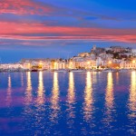 Ibiza Town by night