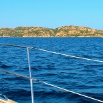 Sailing boat in Sarrdinia