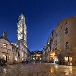 Split Old Town at Night