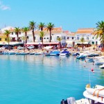 Fornells Harbour on Menorca Island